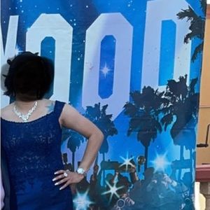 Navy Blue woman’s gown size M